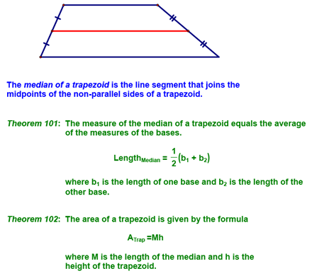 Definition & Properties of the Median of a Trapezoid